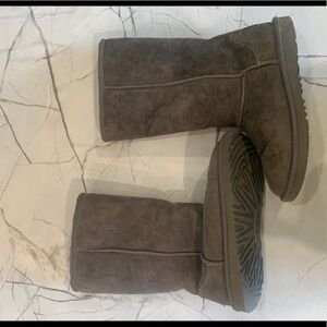 Grey Tall Ugg boots size 5